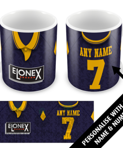 Wimbledon Home Shirt 1994 Personalised Retro Kit Mug