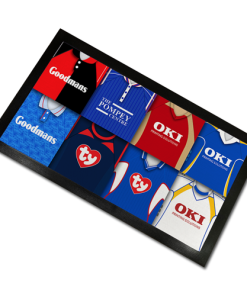 Portsmouth Classic Shirts Retro Home & Away Shirts Kit Montage Bar Runner