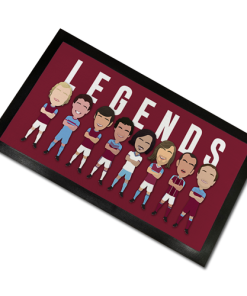 West Ham Legends Bar Runner Mat Vector Heroes