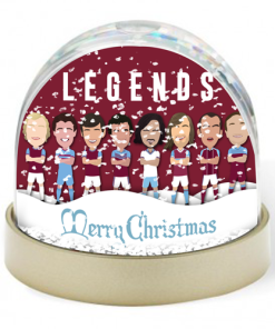 West Ham Legends Vector Heroes Snow Globe