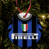 Inter Milan Retro Shirt Kit Home 2009 Christmas Tree Decoration
