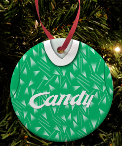 Liverpool Keeper 1990 Retro Kit Christmas Tree Decoration