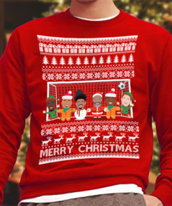 Forest Vector Heroes Christmas Jumper Red