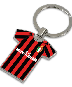 AC Milan Classic Kits Home 1988 Retro Metal Shirt Keyring