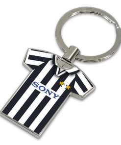 Juventus Classic Kits Home 1996 Retro Metal Shirt Keyring