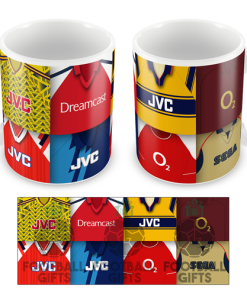 Arsenal Retro Shirt Montage Mug