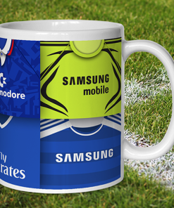 Alternative view of Chelsea Retro Shirt Montage Mug