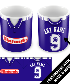 Fiorentina Home Shirt 1998 Personalised Retro Kit Mug