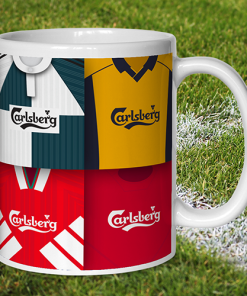 Alternative view of Liverpool Retro Shirt Montage Mug