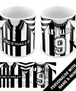 Newcastle Home 1990 Personalised Retro Kit Mug