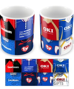 Portsmouth Retro Shirt Montage Mug