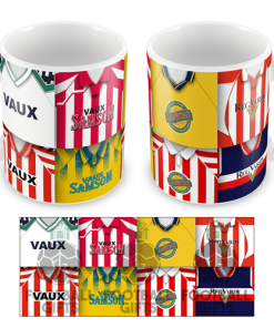 Sunderland Retro Shirt Montage Mug