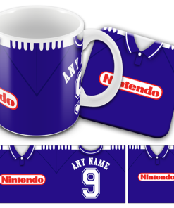 Fiorentina Home Shirt 1998 Retro Kit Personalised Mug and Coaster Set