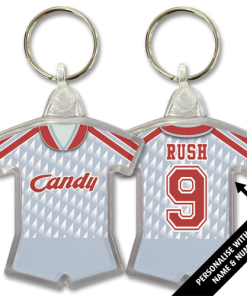 Liverpool Away 1990 Classic Kits Retro Shirt Keyring