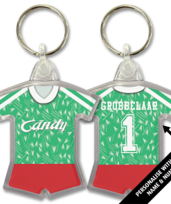 Liverpool Keeper 1990 Classic Kits Retro Shirt Keyring