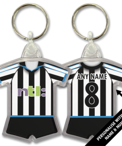 Newcastle Home 2000 Classic Kits Retro Shirt Keyring