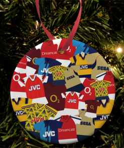 Arsenal Retro Mash Christmas Tree Decoration Classic Kits