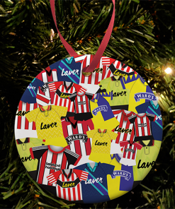 Sheff Utd Retro Mash Christmas Tree Decoration Classic Kits