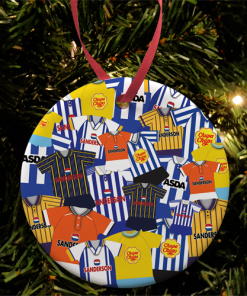 Sheff Wed Retro Mash Christmas Tree Decoration Classic Kits