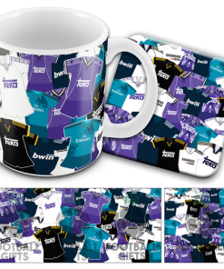 Real Madrid Retro Classic Kit Mash Mug and Coaster Set
