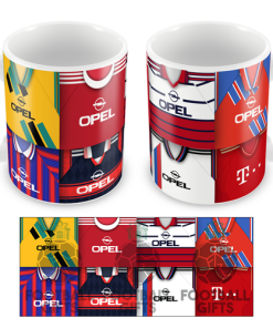 Bayern Munich Retro Shirt Montage Mug