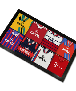 Bayern Munich Classic Shirts Retro Home & Away Shirts Kit Montage Bar Runner