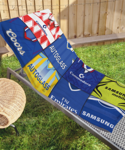 Chelsea Classic Kits Montage Retro Shirt Beach Towel