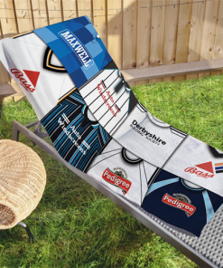 Derby Classic Kits Montage Retro Shirt Beach Towel