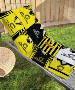 Dortmund Classic Kits Montage Retro Shirt Beach Towel
