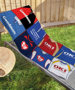 Portsmouth Classic Kits Montage Retro Shirt Beach Towel