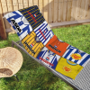 Sheff Wednesday Classic Kits Montage Retro Shirt Beach Towel
