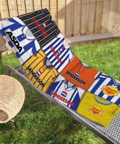 Sheff Wednesday Classic Kits Montage Retro Shirt Beach Towel