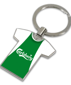 Hibs Classic Kits Home 2003 Retro Metal Shirt Keyring