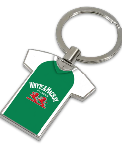 Hibs Classic Kits Home 2008 Retro Metal Shirt Keyring