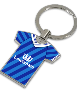 Millwall Classic Kits Home 1987 Retro Metal Shirt Keyring