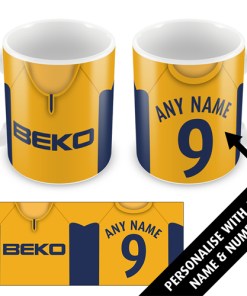 Millwall Retro Shirt Away 2004 Personalised Classic Kits Mug