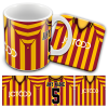 Bradford Retro Shirt Kit Home 1998 Personalised Mug and Coaster Set