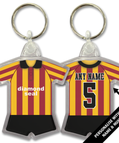 Bradford Home 1995 Classic Kits Retro Shirt Keyring