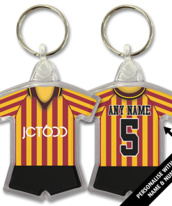 Bradford Home 1998 Classic Kits Retro Shirt Keyring