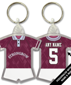 Hearts Home 1993 Classic Kits Retro Shirt Keyring