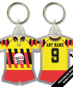 Watford Home 1991 Classic Kits Retro Shirt Keyring