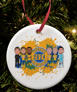 Mansfield Promoted 2024 Splash Christmas Tree Decoration Vector Heroes