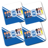 Portsmouth Champions 2024 Coasters Pack Of 4 Vector Heroes