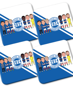 Portsmouth Champions 2024 Coasters Pack Of 4 Vector Heroes