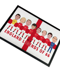 England Legends 1966 Door Floor Mat Vector Heroes