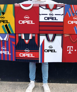 Bayern Munich Retro Kit Montage Football Flag High Quality Classic Kits