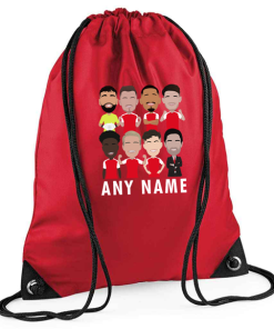 Arsenal Personalised Gym Bag Vector Heroes 2024-25