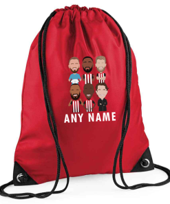 Brentford Personalised Gym Bag Vector Heroes 2024-25