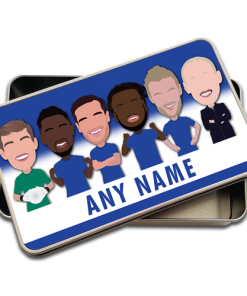 Leicester City 2024-25 Personalised Pencil Tin Case Vector Heroes