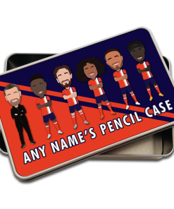 Luton Town Personalised Pencil Tin Case Vector Heroes